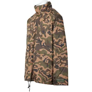 Chaqueta impermeable de camuflaje personalizada para hombre, ropa de calle con cremallera, al por mayor, de bosque, con interior extraíble