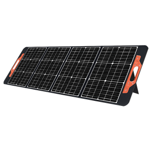 Panneau solaire monocristallin pliable portable à prix direct usine - 120W, 21% d'efficacité, noir, 182mm x 182mm, 520x1570x5mm - Product Image 1