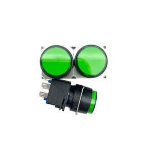 Interrupteur à voyant lumineux Yaskawa vert 5V DC LED pour commande manuelle de robot - Product Image 1