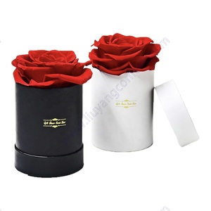 Vero naturale lunga vita duratura eterno immortale eterno conservato <span class=keywords><strong>rose</strong></span> testa fiore in scatola regalo per San Valentino regalo - Product Image 1