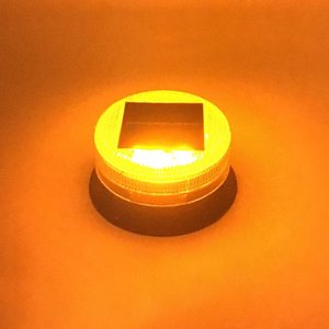 Feux de signalisation routière clignotants à énergie solaire, options de couleurs multiples, pour avertissement de sécurité - Product Image 4