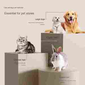 Tondeuse à poils pour animaux de compagnie avec tondeuses électriques rechargeables pour le visage, les oreilles et les pattes des chats et des chiens + ensemble de coupe-ongles portables (matériau ABS) - Product Image 4