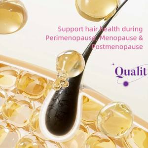 Complément alimentaire OEM Black Cohosh Biotine pour la santé capillaire pendant la péri-ménopause, la ménopause et la post-ménopause - Product Image 4