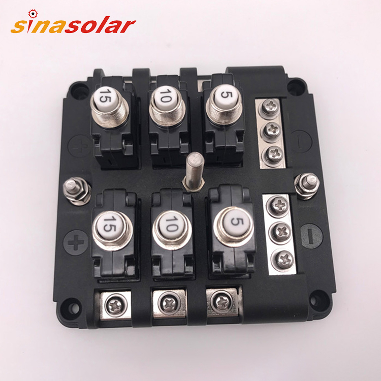 Automobile D'alimentation Marin Inoxydable Distribution 6 Voies Vis Barre Omnibus avec Couvercle