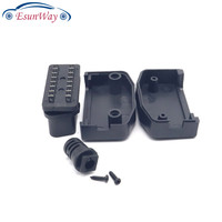 16 Pin j1962 II OBD 2 herramienta de diagnóstico Terminal hembra conector Shell Replacement