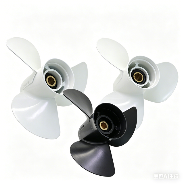 New Stainless Steel Standard 3 Blade Outboard Propeller Ship Propeller Boat Motor