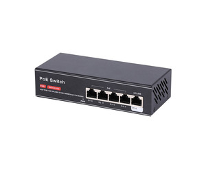 สำหรับการรักษาความปลอดภัย CCTV พอร์ต RJ45 4*10/100/1000ม. + สวิตช์อัปลิงค์พอร์ตอัจฉริยะ POE 1*10/100/1000ม. - Product Image 1