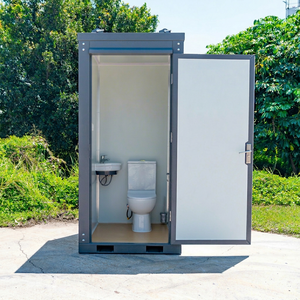 Cabine de toilettes publique portable, durable et écologique de qualité supérieure, solution de toilettes mobiles en plastique pour événements extérieurs et appartements - Product Image 1