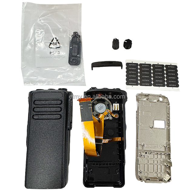 Replacement Frame & Rubber Button Kit For CP200, EP450, GP3188, GP3688 Handheld Two-Way Radios