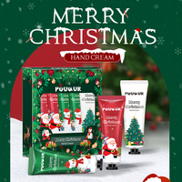 Ensemble de crèmes pour les mains POUQUR entièrement en anglais, nourrissantes, hydratantes, anti-sécheresse, cinq pièces pour l'automne et l'hiver, vente en gros, cadeau de Noël
