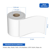 Fabricant OEM en Chine, imprimante d'étiquettes d'expédition autocollantes en rouleau, papier thermique direct 4x6 pour supermarché, livraison express