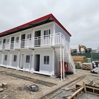 Maisons modulaires préfabriquées en kit, fabriquées en Chine, avec panneaux sandwich en acier, cadres de conteneurs maritimes, maisons personnalisables