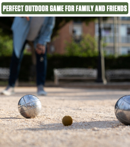 Ensemble <span class=keywords><strong>de</strong></span> boules <span class=keywords><strong>de</strong></span> pétanque <span class=keywords><strong>de</strong></span> haute qualité 8 pièces pour jeux <span class=keywords><strong>de</strong></span> famille en plein air pour adultes et enfants livré avec sac <span class=keywords><strong>de</strong></span> transport - Product Image 3
