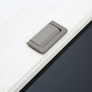 Puxador de Armário de Cozinha Minimalista Preto Fosco com Superfície Durável em Liga de Zinco, Preço de Atacado, Envio Rápido - Product Image 2