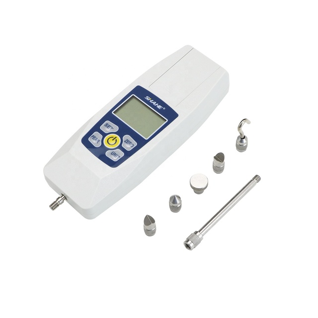 SHAHE Digital Force Gauge Push Pull Gauge Portable Force Meter with Units N/LB/Kg/Oz for Quality Control & Material Testing