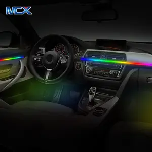  Lampe de système d'éclairage automatique de lumière d'ambiance MCX pour BMW série 3 F30 F35 LED lumière ambiante de voiture intérieure