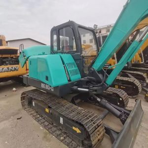 Excavadora de Orugas de Alta Calidad de 6 Toneladas KOBELCO SK60 de Segunda Mano con Componentes Principales en Venta, Maquinaria de Construcción - Product Image 4