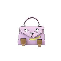 Sac fourre-tout mini en similicuir pour femme, style best-seller, avec motif mosaïque visage de dessin animé, fermeture à loquet, bandoulière Mlnrono