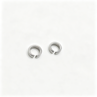 Bague de compression fendue nickelée OEM pour machines industrielles