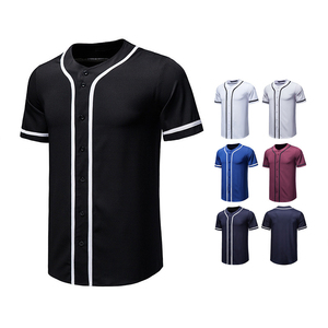 Camiseta Deportiva al por Mayor con Logotipo Personalizado, <span class=keywords><strong>Cuello</strong></span> en V, Lisa, sin Estampado, Uniforme <span class=keywords><strong>de</strong></span> Béisbol y Sóftbol para <span class=keywords><strong>Hombre</strong></span>, Manga Corta, Suave y Cómoda - Product Image 1