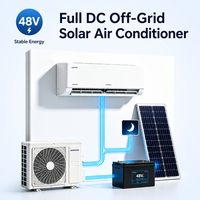 18000BTU Tam DC Şebekeden Bağımsız Güneş Enerjili ve Akülü R32 Klima Soğutma/Isıtma Ev Kullanımı İçin - Airwens Yüksek Kapasiteli