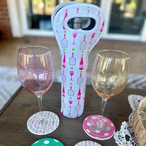 <b>Gifts</b> Men Women ,Embroidered Pickleball Towel ,Chic Wine Tote Bag ,Perfect for Parties and Outdoor Gatherings - Product Image 1