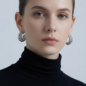 Pendientes colgantes de moda, joyería de moda para mujer, pendientes de joyería fina, pendientes de acero inoxidable chapados en oro, bisutería, joyería moderna. - Product Image 3
