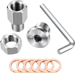 Universal Stainless Steel Magnetic Piggyback Transmission Drain Plug Anti-Leak Car Gearbox Oil Drain <b>Screw</b> by cnc machined - Product Image 2
