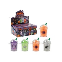 Coffret Cadeau Boîte Mystère de Jouets Anti-Stress en Caoutchouc Souple Thème Halloween Tasse de Thé au Lait Malté, Bestseller Transfrontalier