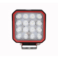 Feux de travail LED pour voiture 48W, accessoires de voiture, éclairage de travail minier, éclairage de travail 12V-24V, éclairage de travail à faisceau large