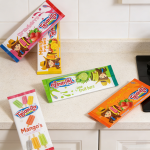 Bolsa de embalaje de tres sellos laterales de varios estilos con impresión personalizada de fábrica de China, bolsa de paletas de Material CPP para helados, pasteles de caramelo - Product Image 1