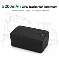 Traceur GPS magnétique Trevaron Auto 5200mAh pour excavatrice et engins lourds, suivi en temps réel via application, dispositif d'alerte de mouvement avec géolocalisation