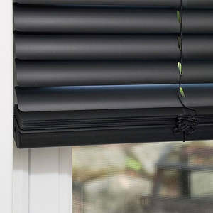 Persianas Venecianas Mini de PVC Vinilo Inalámbricas de Diseño Moderno Directo de Fábrica, Persianas Horizontales con Patrón, Persianas de Plástico Imitación Madera - Product Image 6