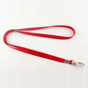 Hoge Kwaliteit Polyester Lanyard Met Kreeft Klauw Haak Multi Kleur Voor Id Badge Kaarthouder