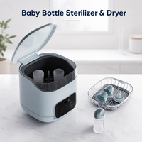 Robot culinaire pour bébé, laveur, sécheur, cuiseur vapeur, mini, compact, électrique, 500W, PVC, automatique, intelligent, réponse rapide