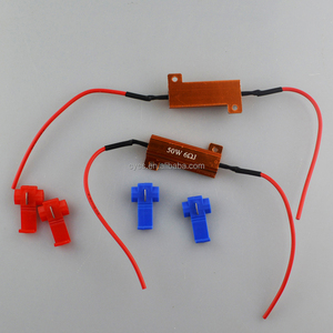 50W 6R 6ohm 6 Ohm Aluminum Power Wirewound <strong>Resistor</strong> 6ohm Car Light Accessories with 6R - Product Image 4