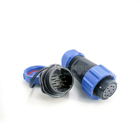 Connecteur série SP WEIPU SP11 SP13 SP17 SP21 SP29 1 2 3 4 5 6 7 9 12 14 16 19 22 24 26 broches IP67 IP68 câble étanche