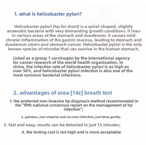 Analyseur de test d'haleine à l'urée pour la détection non invasive de Helicobacter Pylori par la méthode C14, équipement de test pour clinique - Product Image 4
