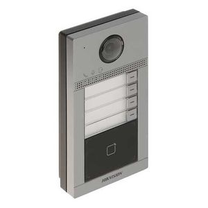 Station extérieure d'interphone vidéo Hikvision, caméra HD 2MP IP65, filaire, 4 boutons - Product Image 2