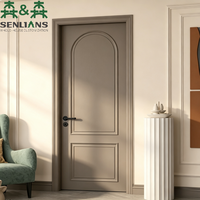 Porta Interna Arcuata Architettonica Premium SLS, Porta in Legno Minimalista Personalizzata per Progetti di Arredamento Completo di Boutique