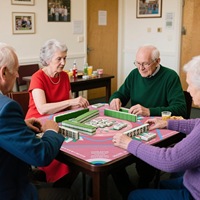Tapis de table en caoutchouc naturel à motif animalier rose Mahjong américain, antidérapant, réduction du bruit, vente en gros pour le commerce extérieur