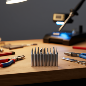 ชุดหัวแร้งบัดกรี 10 ชิ้น เส้นผ่านศูนย์กลาง 0.6 ซม. สำหรับการบัดกรีที่แม่นยำ - Product Image 3