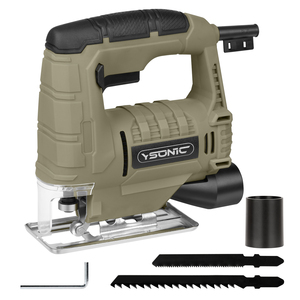 Scie sauteuse électrique 350W avec coupe biseautée à 45°, outil de découpe de bois, scie à main pour petits travaux de menuiserie et projets de bricolage - Product Image 1