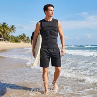 Gilet de protection pour sports nautiques pour hommes, gilet anti-choc en PVC pour le surf et le ski nautique