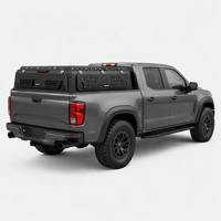 Couverture de benne rigide en alliage d'aluminium MOLANEX pour camion - Étanche, verrouillable, sans perçage, compatible Toyota et Nissan