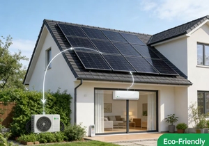 เครื่องปรับอากาศพลังงานแสงอาทิตย์แบบแยกส่วน Huafeng ขนาด 12000 BTU ระบบไฮบริดแบบออฟกริด/ออนกริด รองรับ OEM - Product Image 2