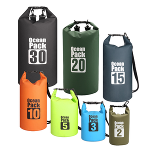 2L 10L 20L 30L özel PVC çuval kamp yürüyüş sırt çantaları Kayak okyanus paketi spor plaj sırt çantası dişli depolama su geçirmez kuru çanta - Product Image 1