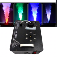 Machine à fumée de scène 1000W DMX 24 LED RGB pour événements et mariages avec télécommande, machine à fumée DJ, éclairage de scène, machine à brouillard avec télécommande