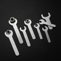Outil fixe plat en acier estampé clé hexagonale à tête unique à extrémité ouverte de 4 à 22mm