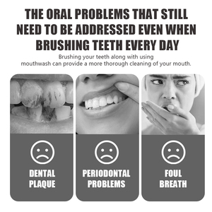 99,99% Anti-Antibakteri 250ml Perawatan Mulut Bebas Fluorida Kapasitas Besar Bebas Alkohol <span class=keywords><strong>Herbal</strong></span> Alami Mint Penyegar Napas Obat Kumur - Product Image 5